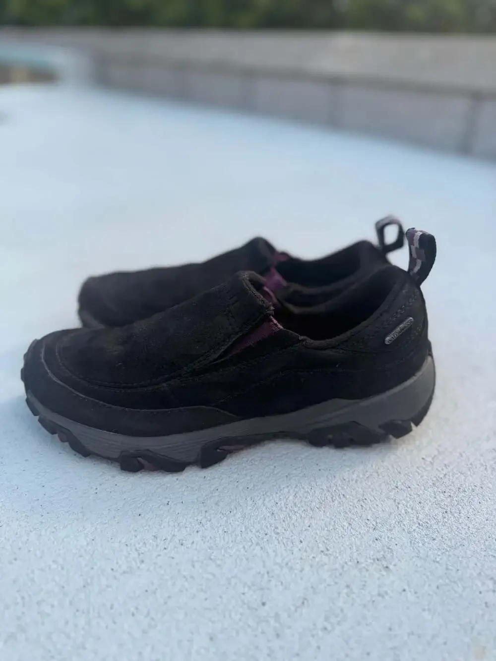 Merrell Coldpack Ice+ Moc Waterproof Winter Slip-On Shoes Black Women's Size 6.5